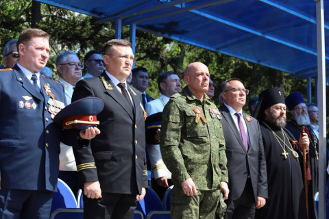 В столице Хакасии торжественно встретили 80-летие Победы в Великой Отечественной войне