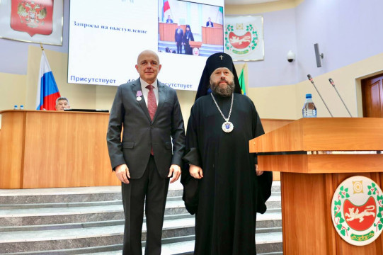 Русская православная церковь поблагодарила Верховный Совет Хакасии